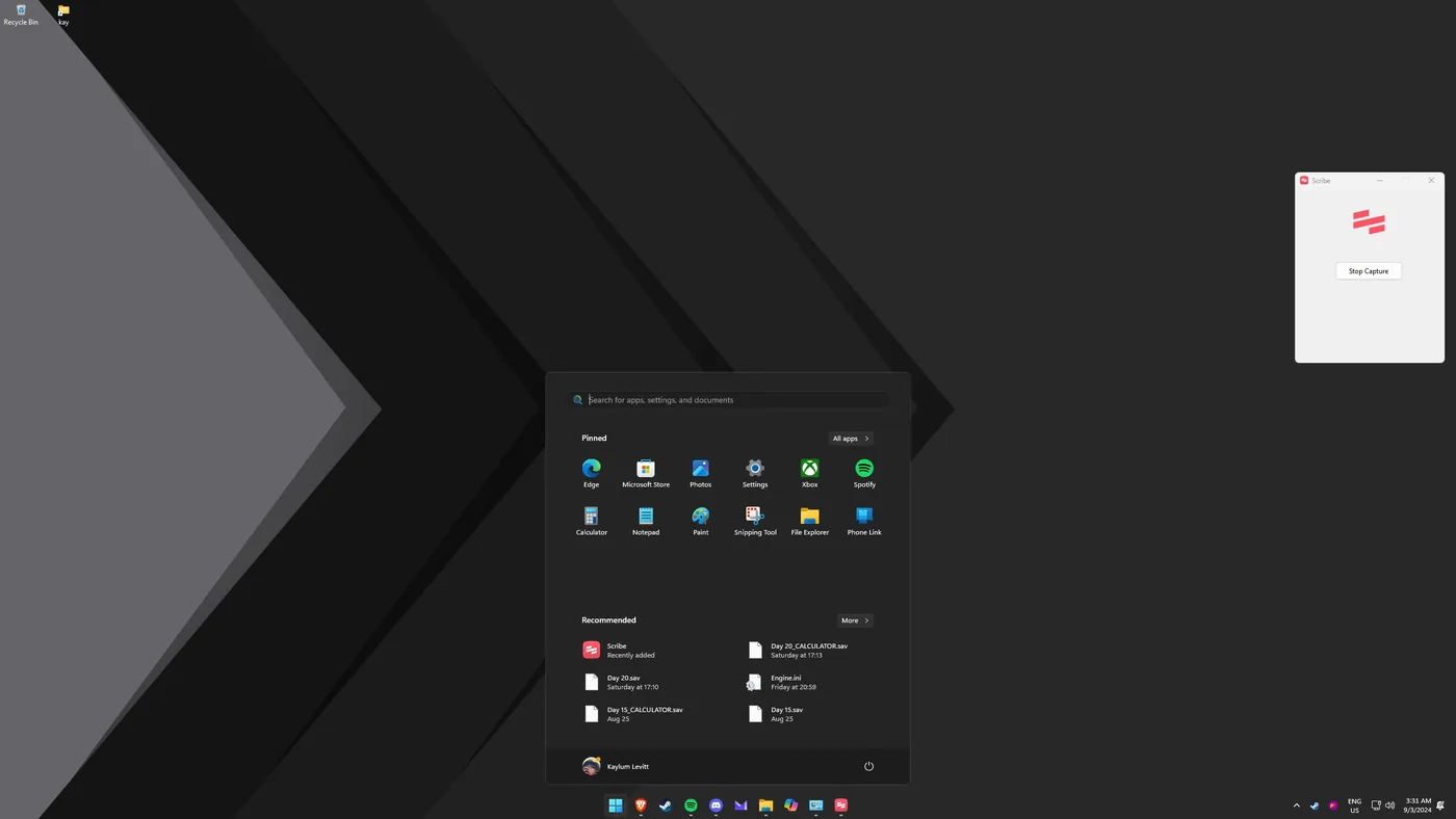 Open the Start menu