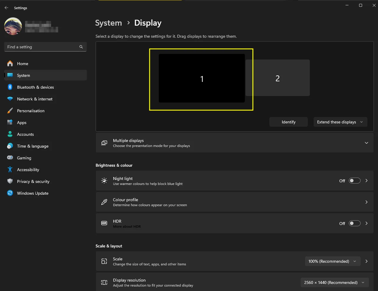 Open Advanced Display